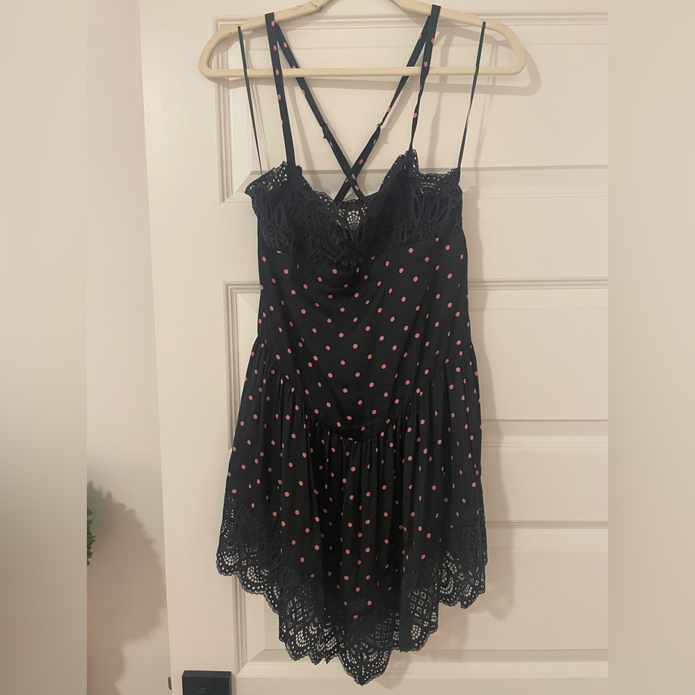 Free People City Wanders Trapeze Slip Dress